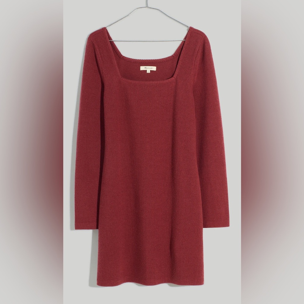 Madewell Ribbed Bodycon Mini Dress. NWT